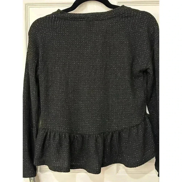 Art Class Girls Black Shimmer Hi/lo Top 10/12 - Picture 6 of 6